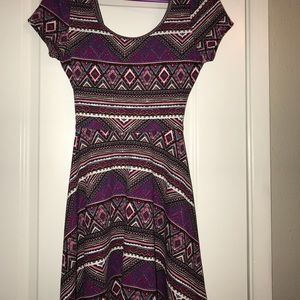 Purple Aztec dress